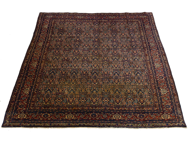Antique Bidjar Wool Rug 8 X 10
