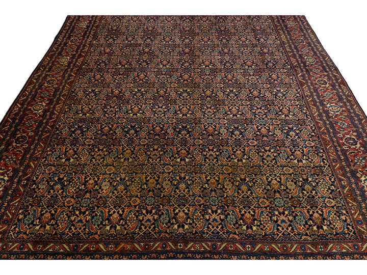 Antique Bidjar Wool Rug 8 X 10