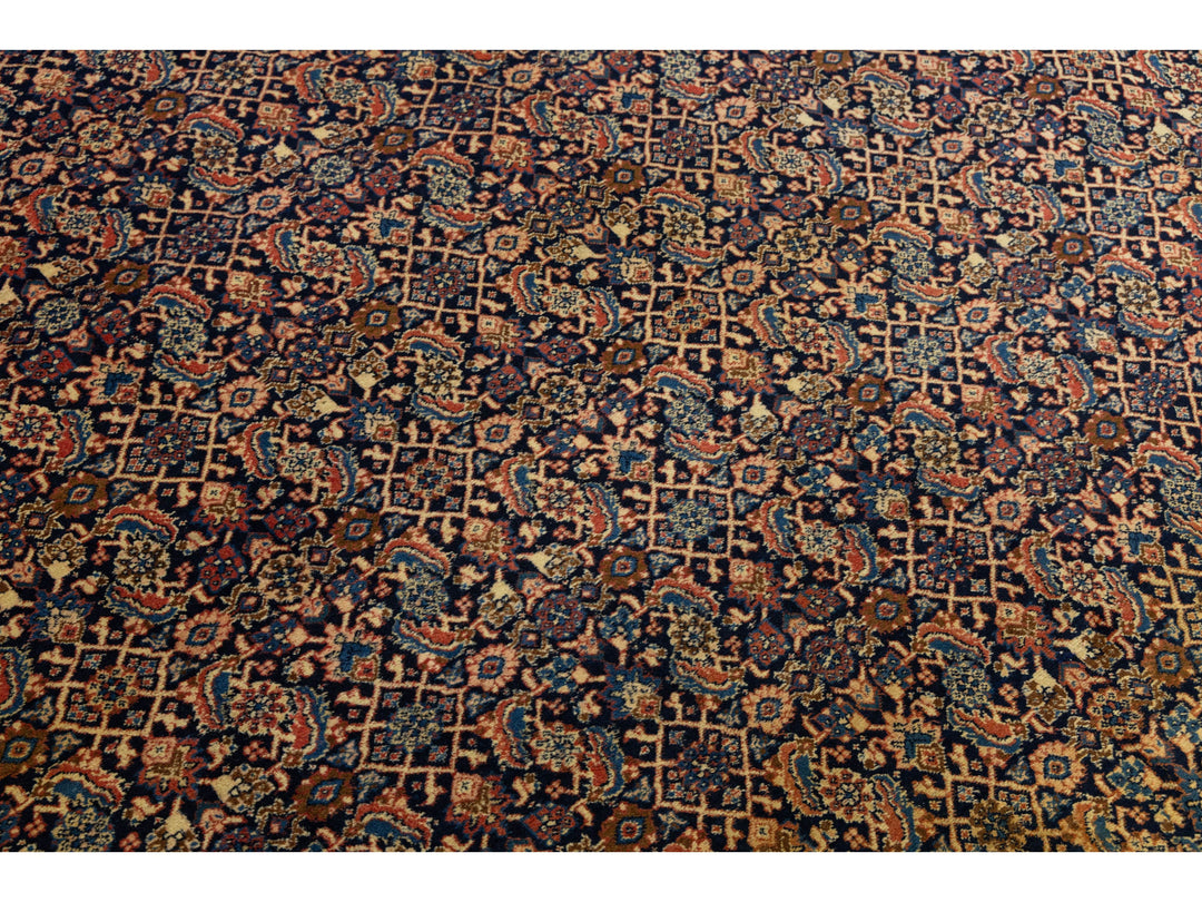 Antique Bidjar Wool Rug 8 X 10