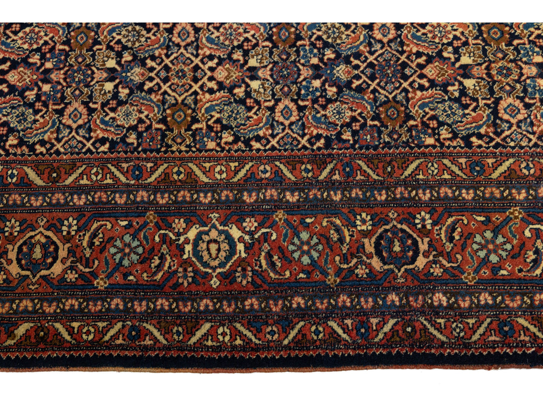 Antique Bidjar Wool Rug 8 X 10