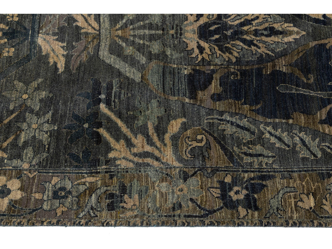 Modern Bidjar Wool Rug 8 X 11