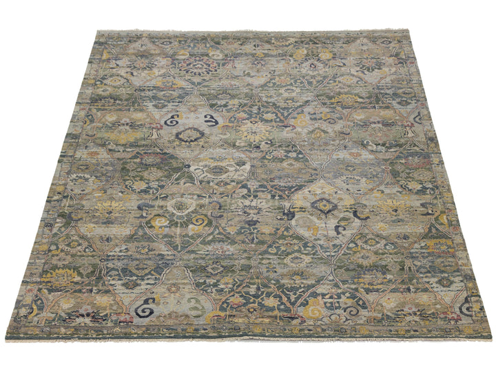 Modern Transitional Wool Rug 12 X 15