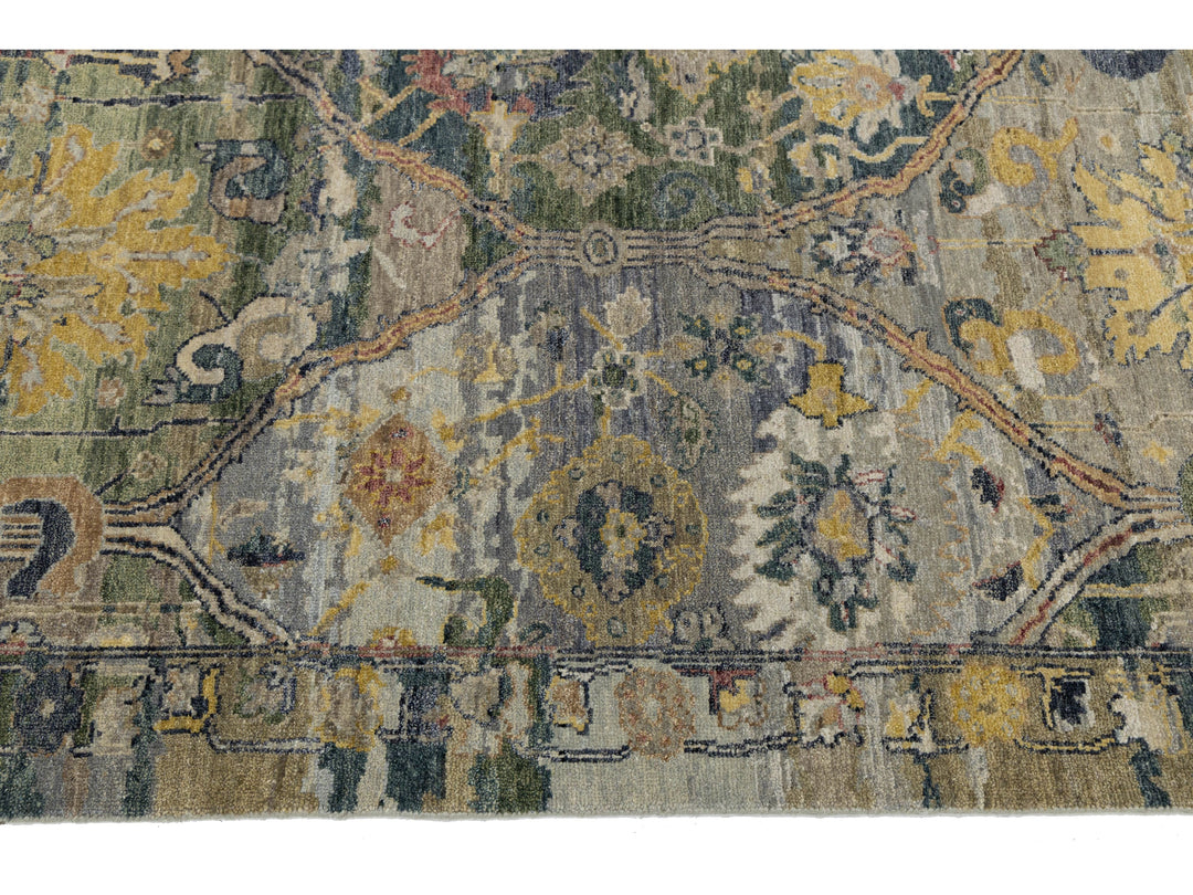 Modern Transitional Wool Rug 12 X 15