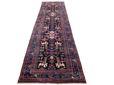 Antique Malayer Wool Runner 3 X 13