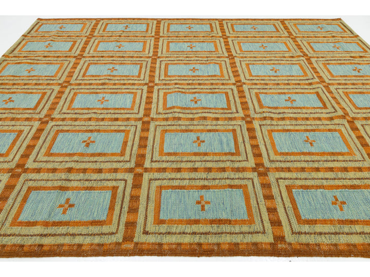 Modern Scandinavian Wool Rug 9 X 12