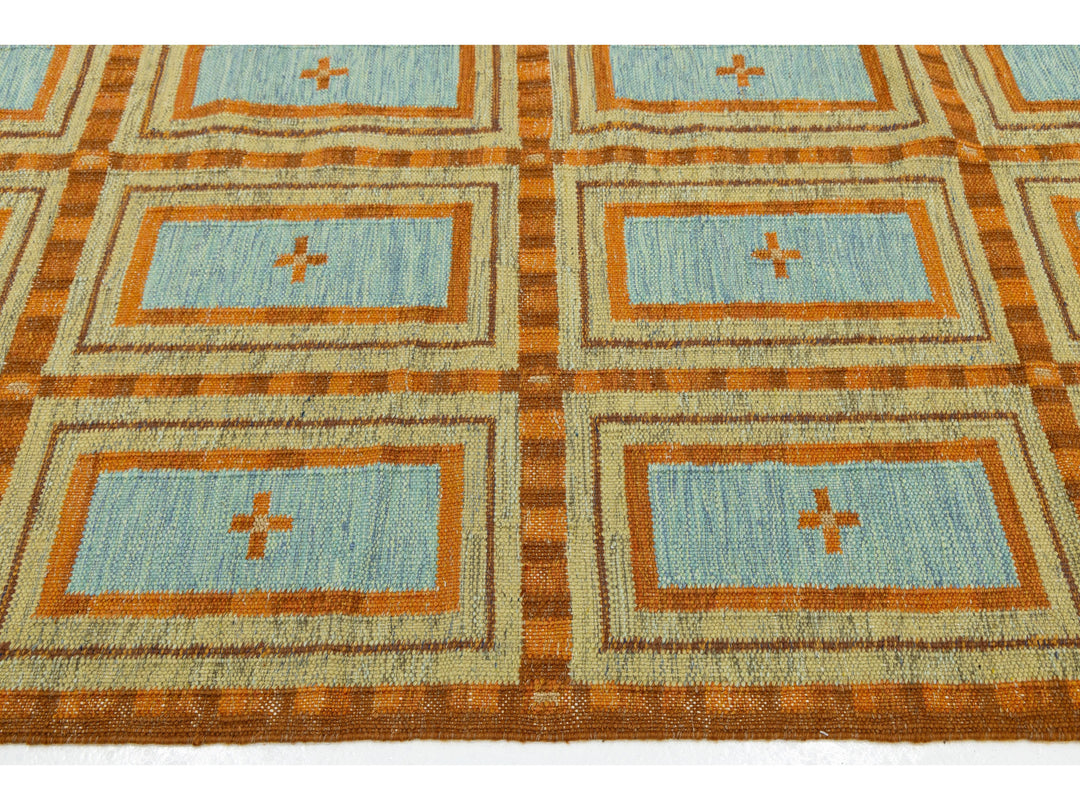Modern Scandinavian Wool Rug 9 X 12