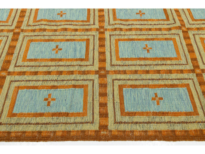 Modern Scandinavian Wool Rug 9 X 12