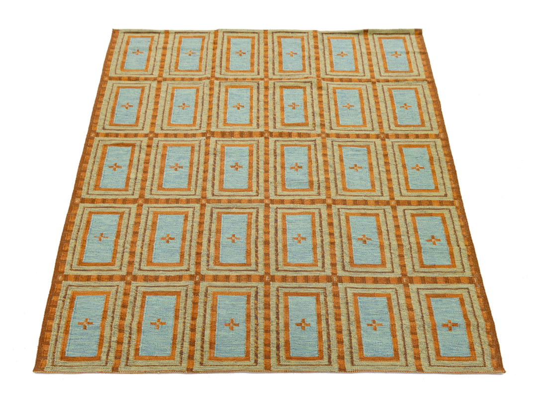 Modern Scandinavian Wool Rug 9 X 12