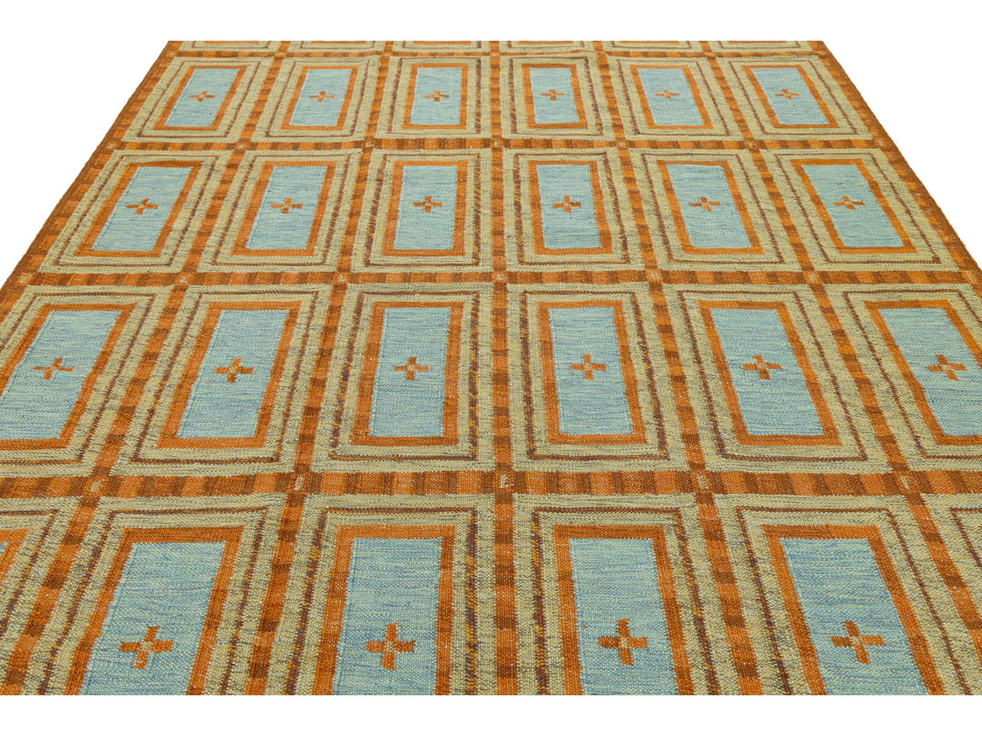 Modern Scandinavian Wool Rug 9 X 12
