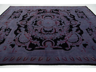 Transitional Overdyed Wool Rug 9 X 12