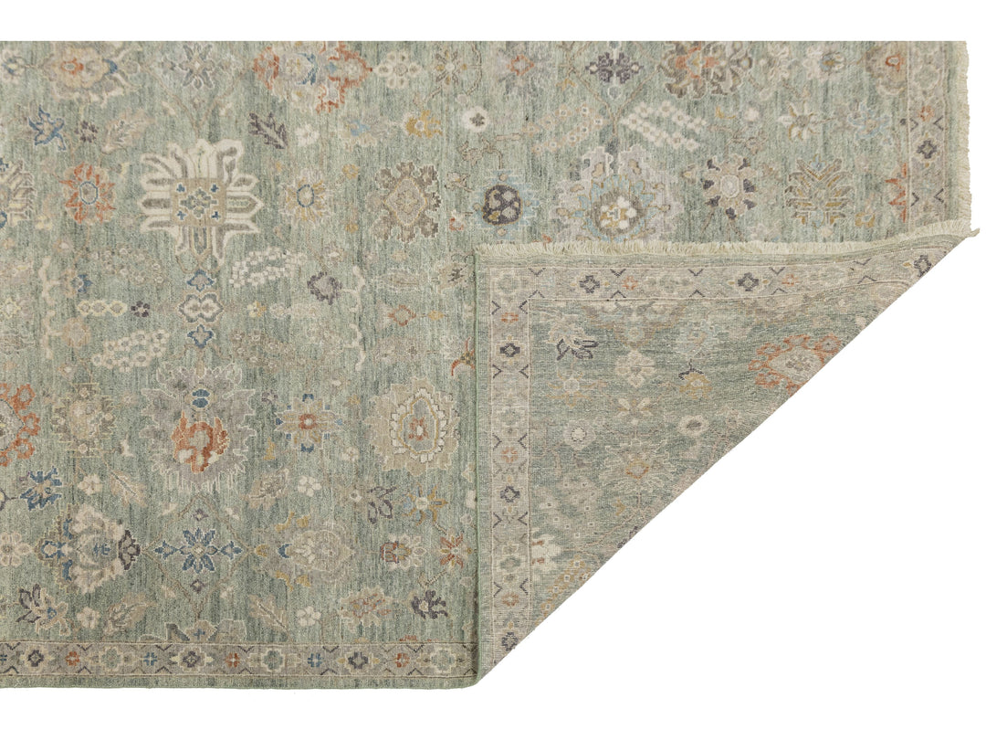 Modern Tabriz Wool Rug 9 X 12