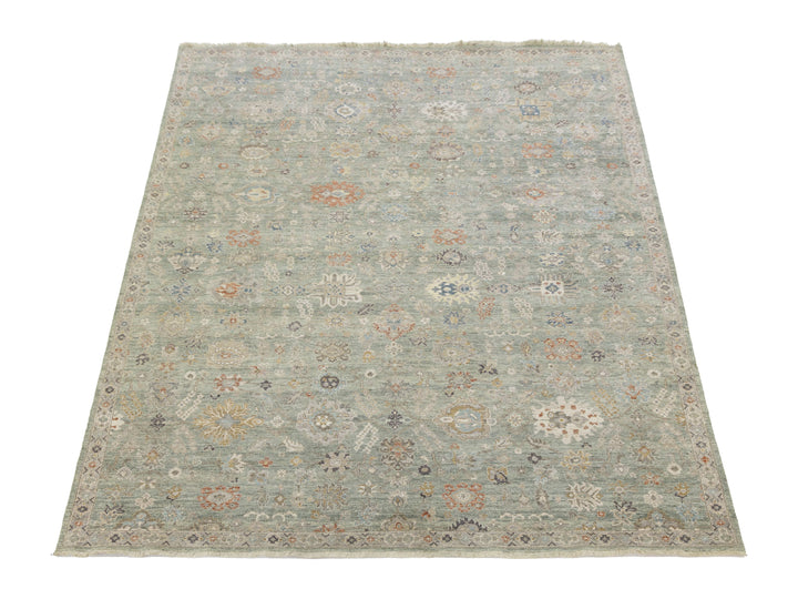 Modern Tabriz Wool Rug 9 X 12