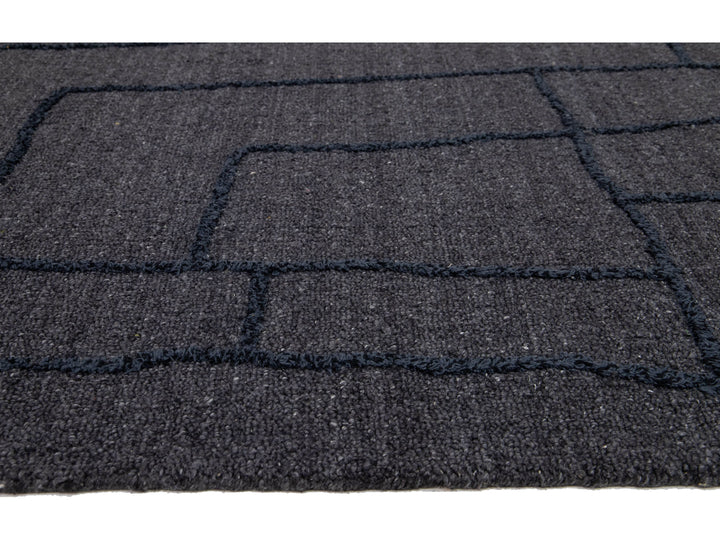 Modern Wool Rug 10 X 14