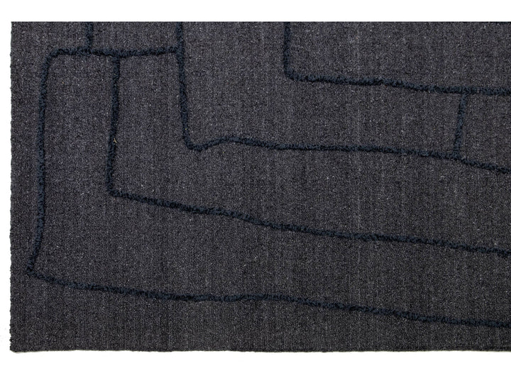 Modern Wool Rug 10 X 14