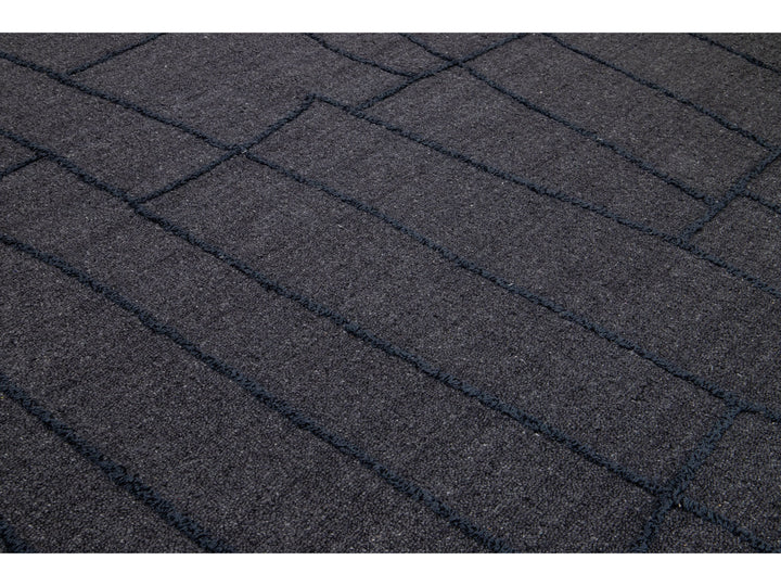 Modern Wool Rug 10 X 14