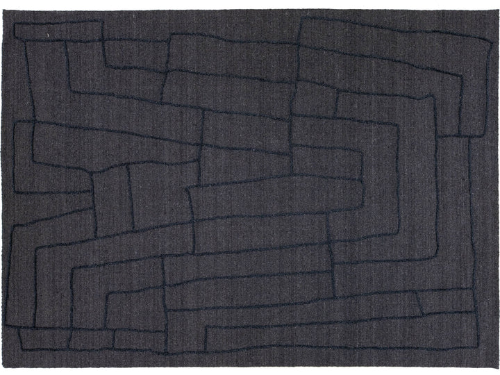 Modern Wool Rug 10 X 14