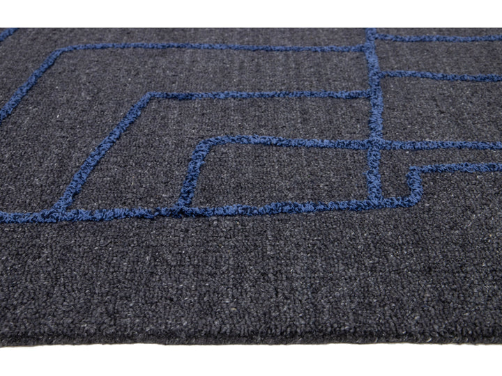 Modern Wool Rug 10 X 14