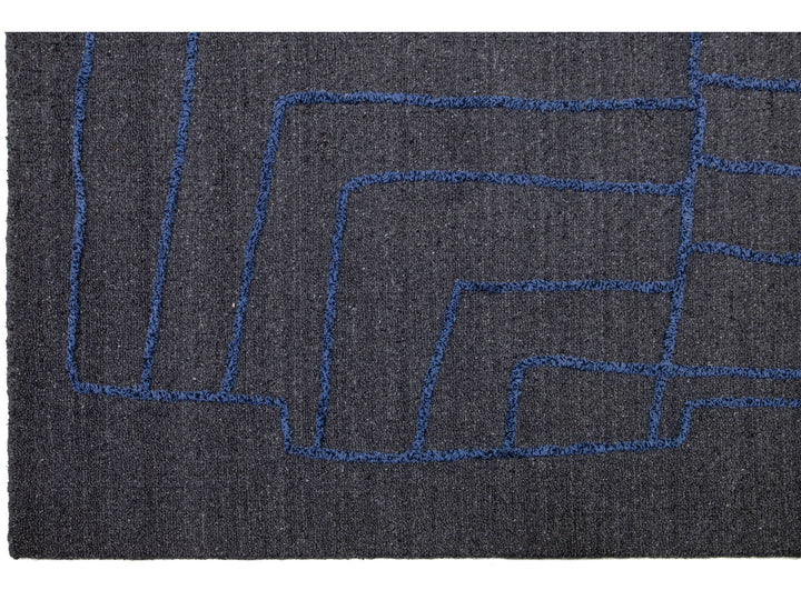 Modern Wool Rug 10 X 14