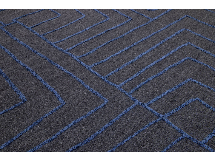 Modern Wool Rug 10 X 14