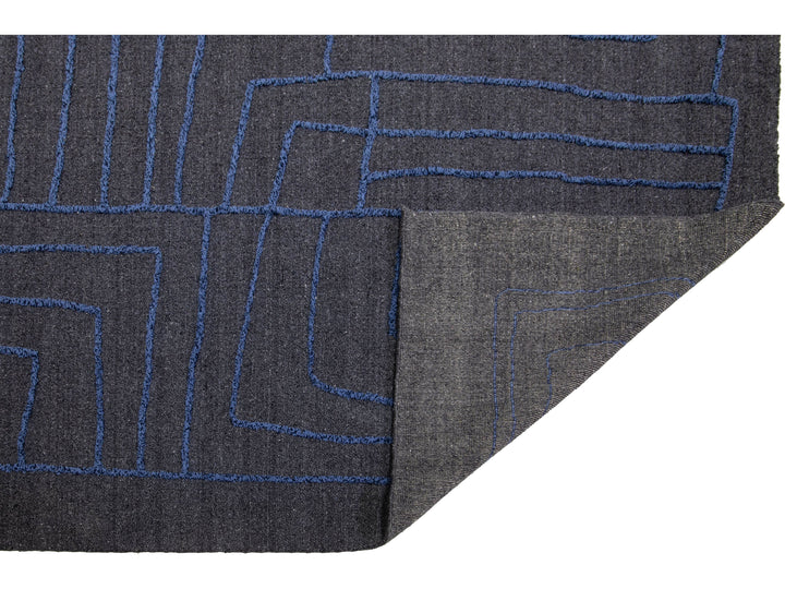 Modern Wool Rug 10 X 14
