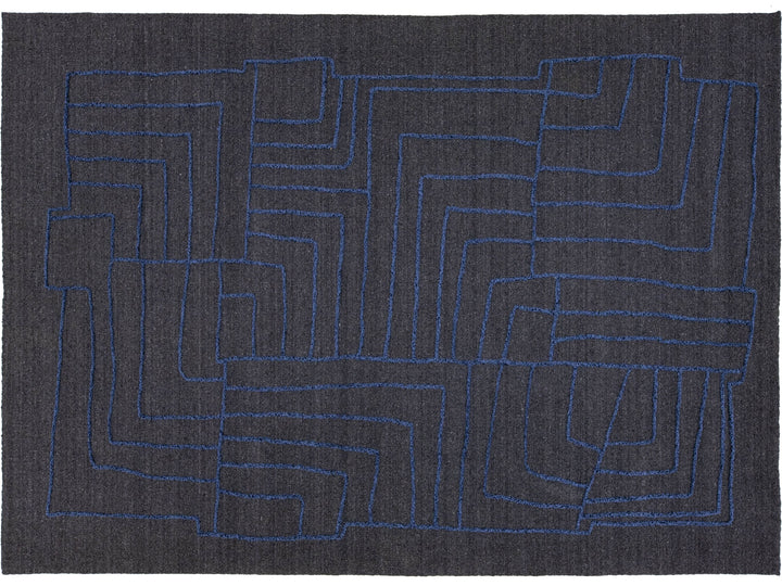 Modern Wool Rug 10 X 14