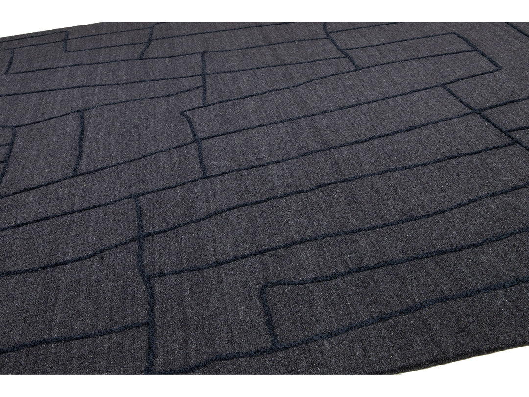 Modern Wool Rug 12 X 15