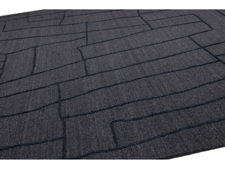 Modern Wool Rug 12 X 15
