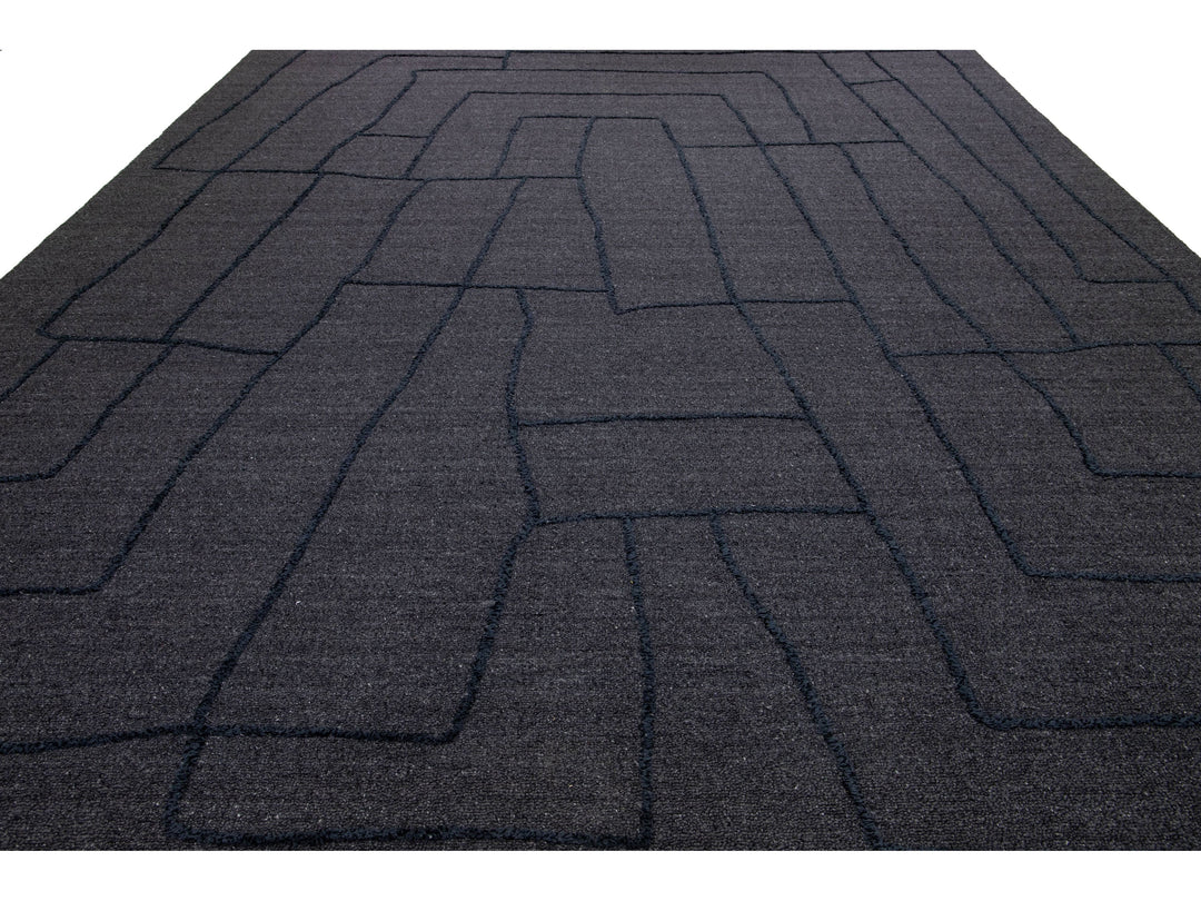 Modern Wool Rug 12 X 15