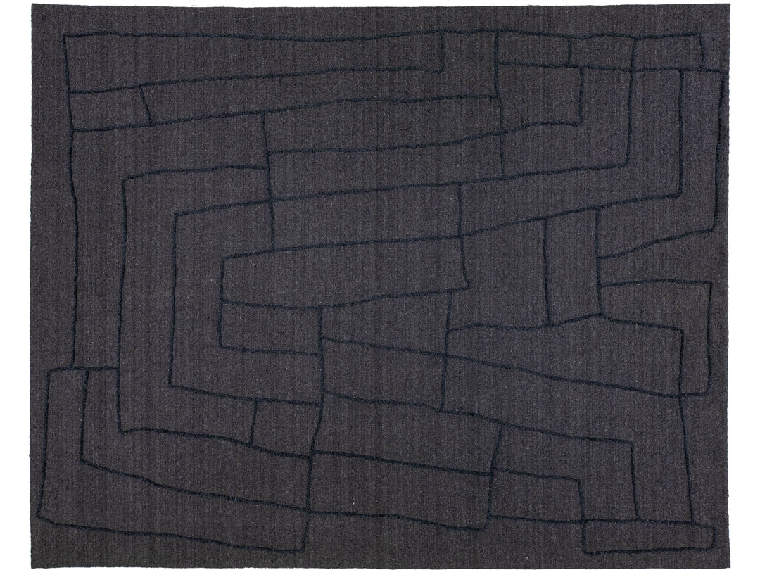 Modern Wool Rug 12 X 15