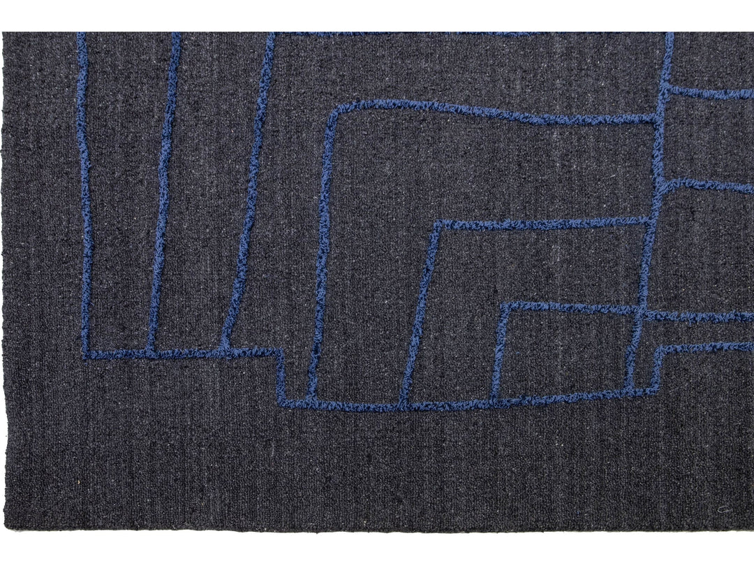 Modern Wool Rug 12 X 15