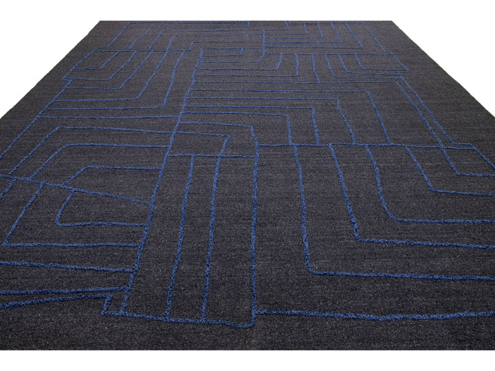 Modern Wool Rug 12 X 15
