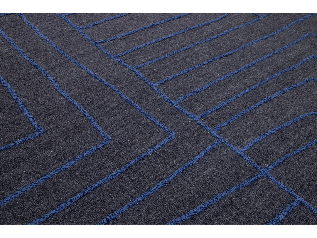 Modern Wool Rug 12 X 15