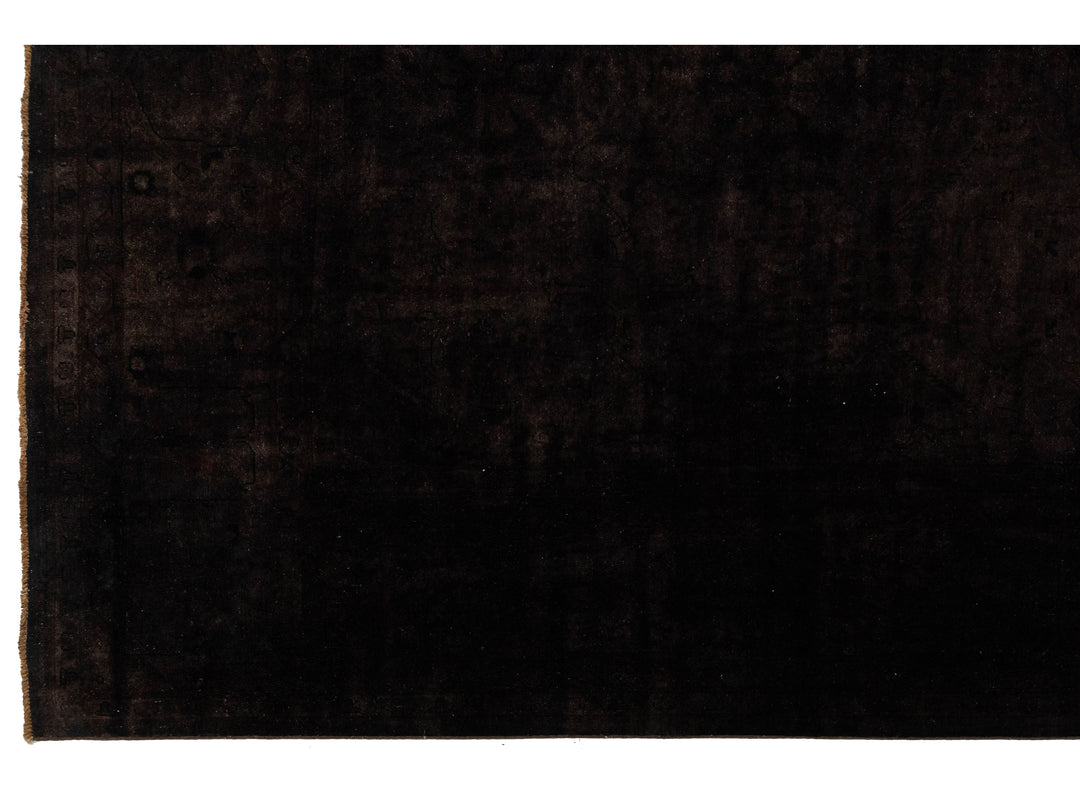 Modern Overdyed Wool Rug 11 X 15