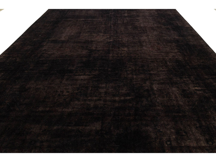 Modern Overdyed Wool Rug 11 X 15