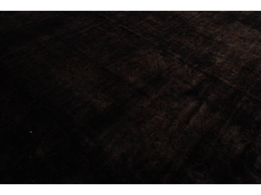 Modern Overdyed Wool Rug 11 X 15