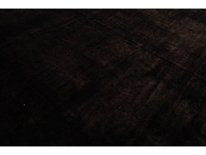 Modern Overdyed Wool Rug 11 X 15