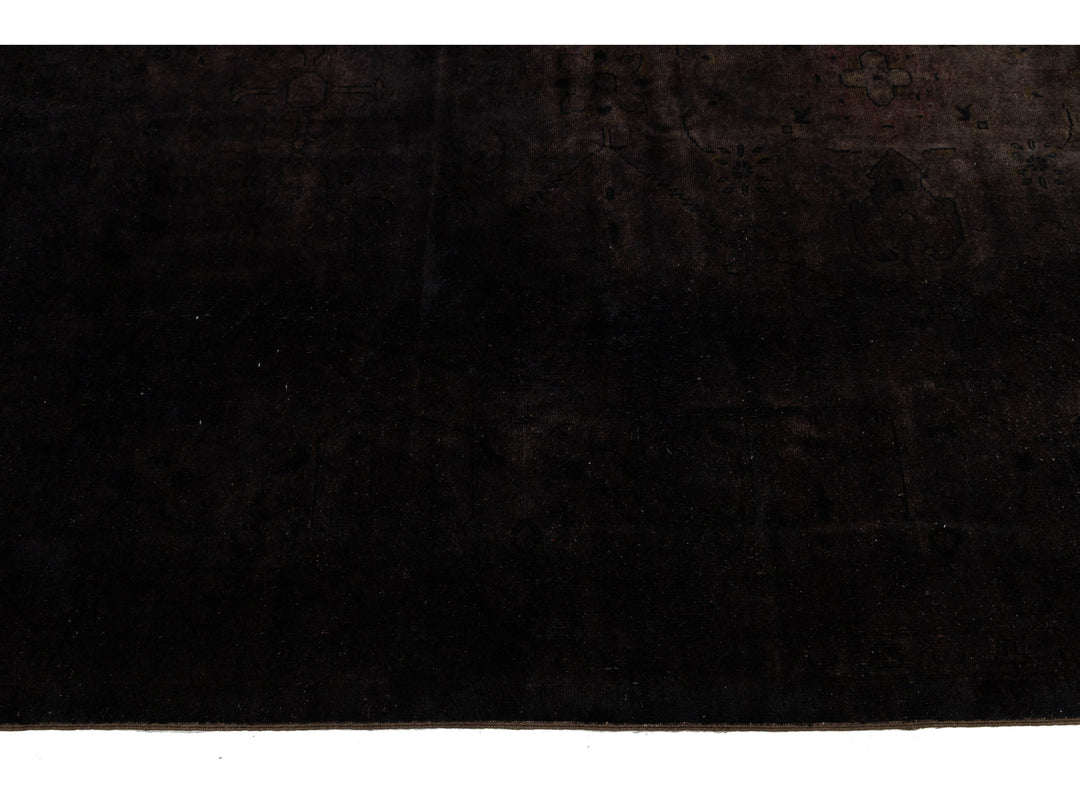 Modern Overdyed Wool Rug 11 X 15