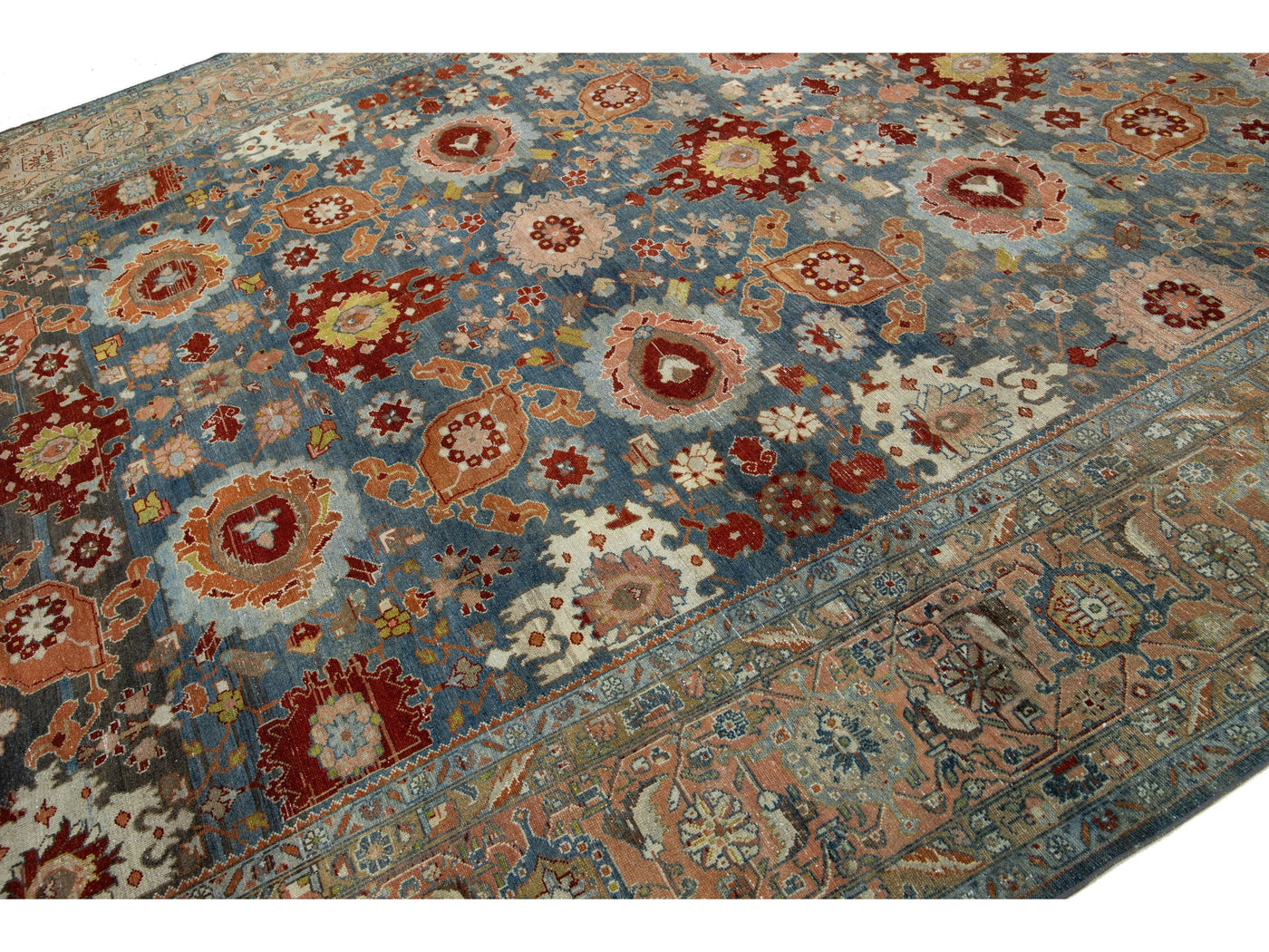 Antique Bidjar Wool Rug 10 X 14