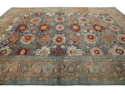 Antique Bidjar Wool Rug 10 X 14