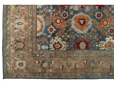 Antique Bidjar Wool Rug 10 X 14