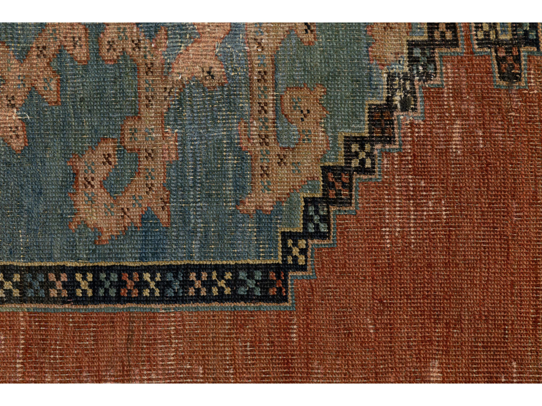 Antique Serapi Wool Rug 8 X 13