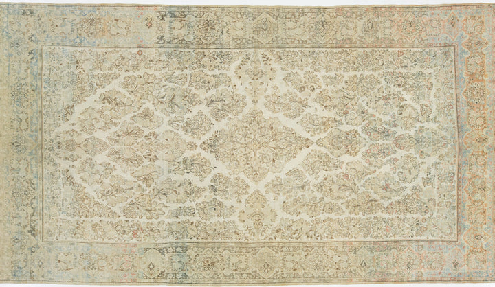Antique Mahal Wool Rug 9 X 15