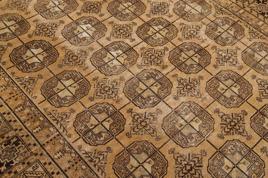 Antique Khotan Wool Rug 7 X 13