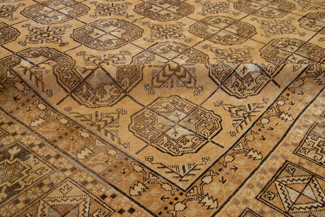 Antique Khotan Wool Rug 7 X 13