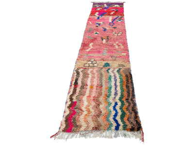 Modern Moroccan Wool Runner 2 X 10