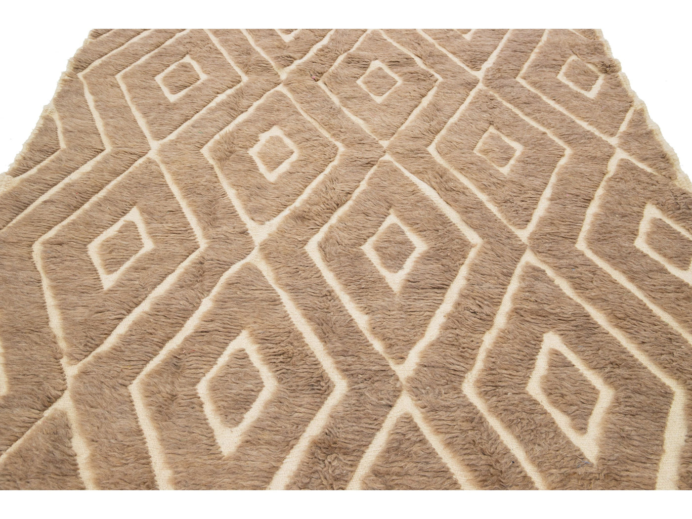 Contemporary Moroccan Wool Rug 7 X 10