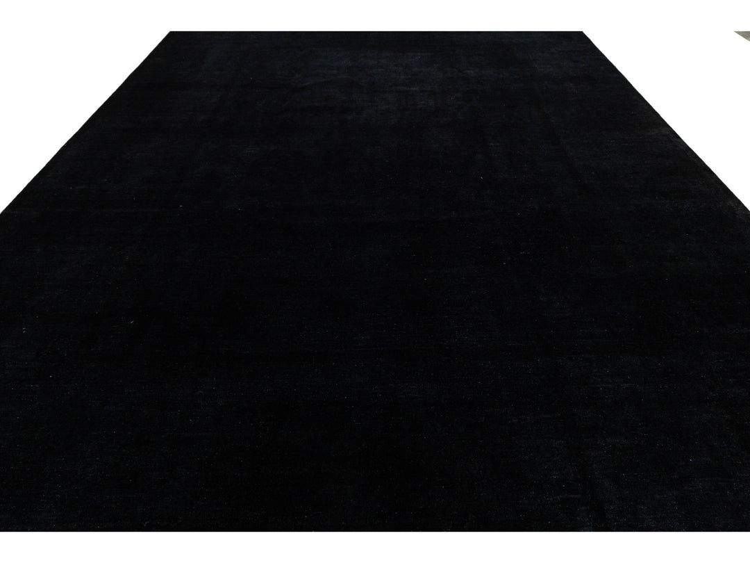 Modern Overdyed Wool Rug 12 X 15