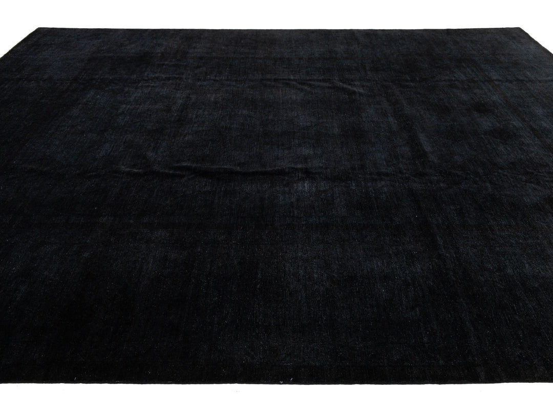 Modern Overdyed Wool Rug 12 X 15