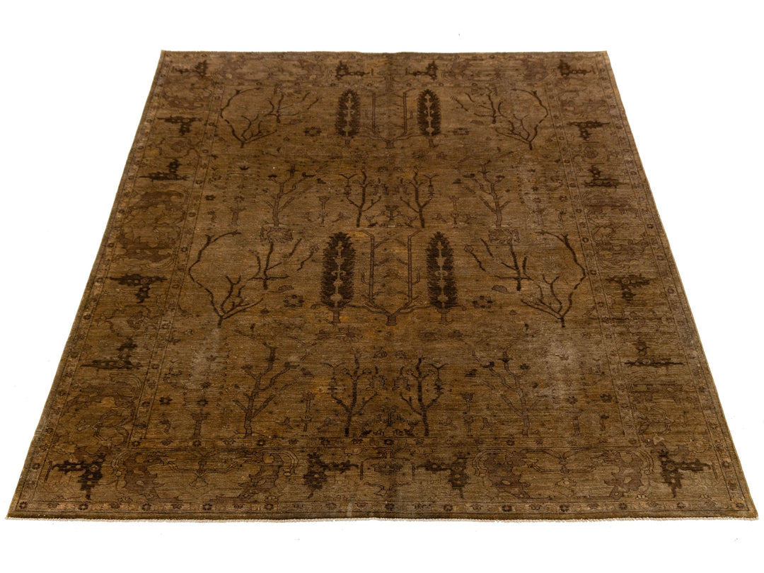 Modern Overdyed Wool Rug 8 X 11