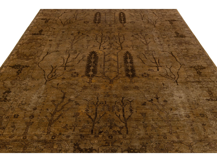 Modern Overdyed Wool Rug 8 X 11